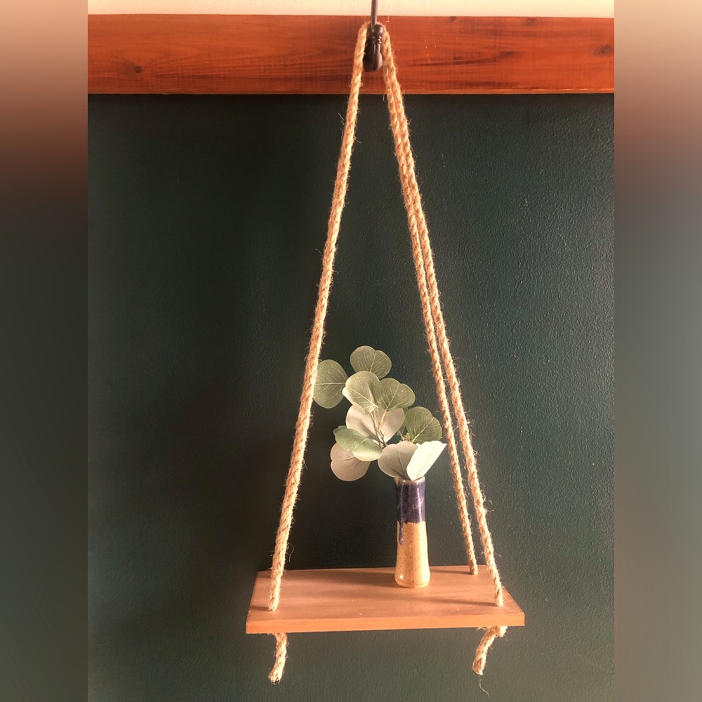 Walnut Hanging Shelf
